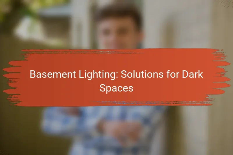 Illuminazione per seminterrati: soluzioni per spazi bui