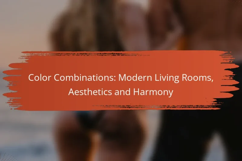 Combinazioni di Colori: Modern Living Rooms, Estetica e Armonia