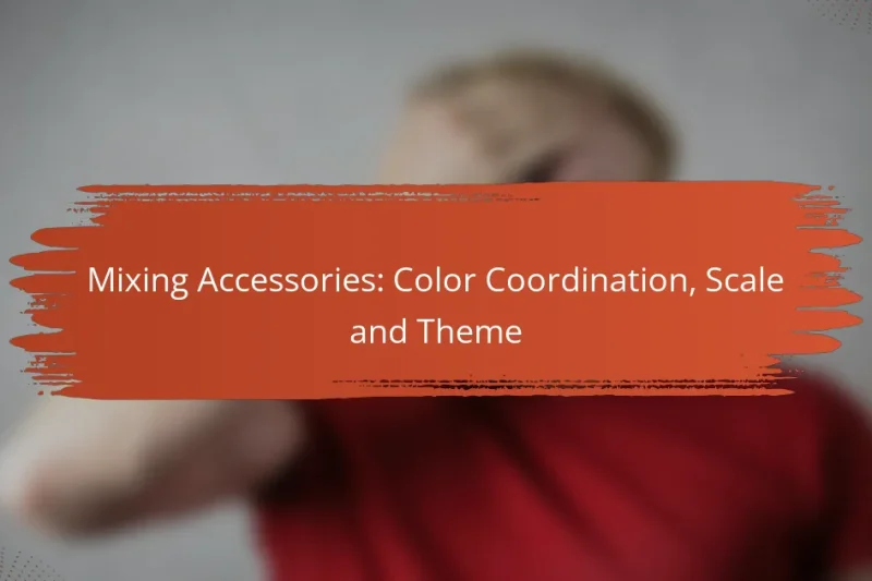 Accessori Misti: Coordinamento del Colore, Scala e Tema