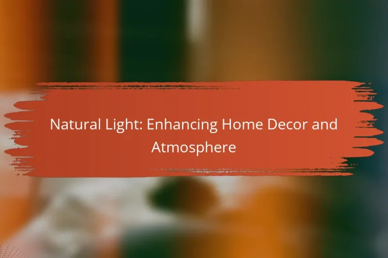 Luce Naturale: Migliorare l’Arredamento e l’Atmosfera della Casa